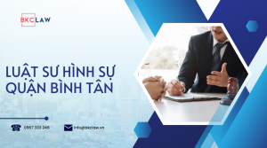 Luật sư hình sự quận Bình Tân