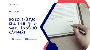 Hồ sơ, thủ tục khai thuế, phí khi sang tên Sổ đỏ cập nhật mới nhất