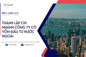 Thành lập chi nhánh công ty có vốn nước ngoài tại Việt Nam