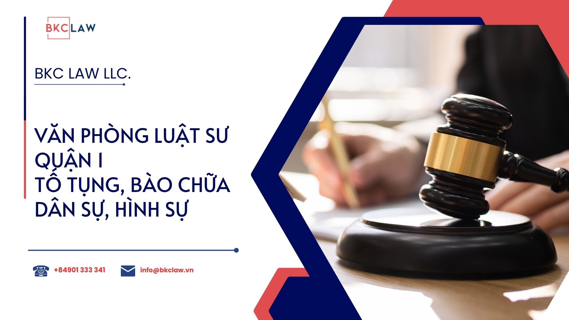Văn phòng luật sư quận 1 – Tố tụng, bào chữa dân sự, hình sự