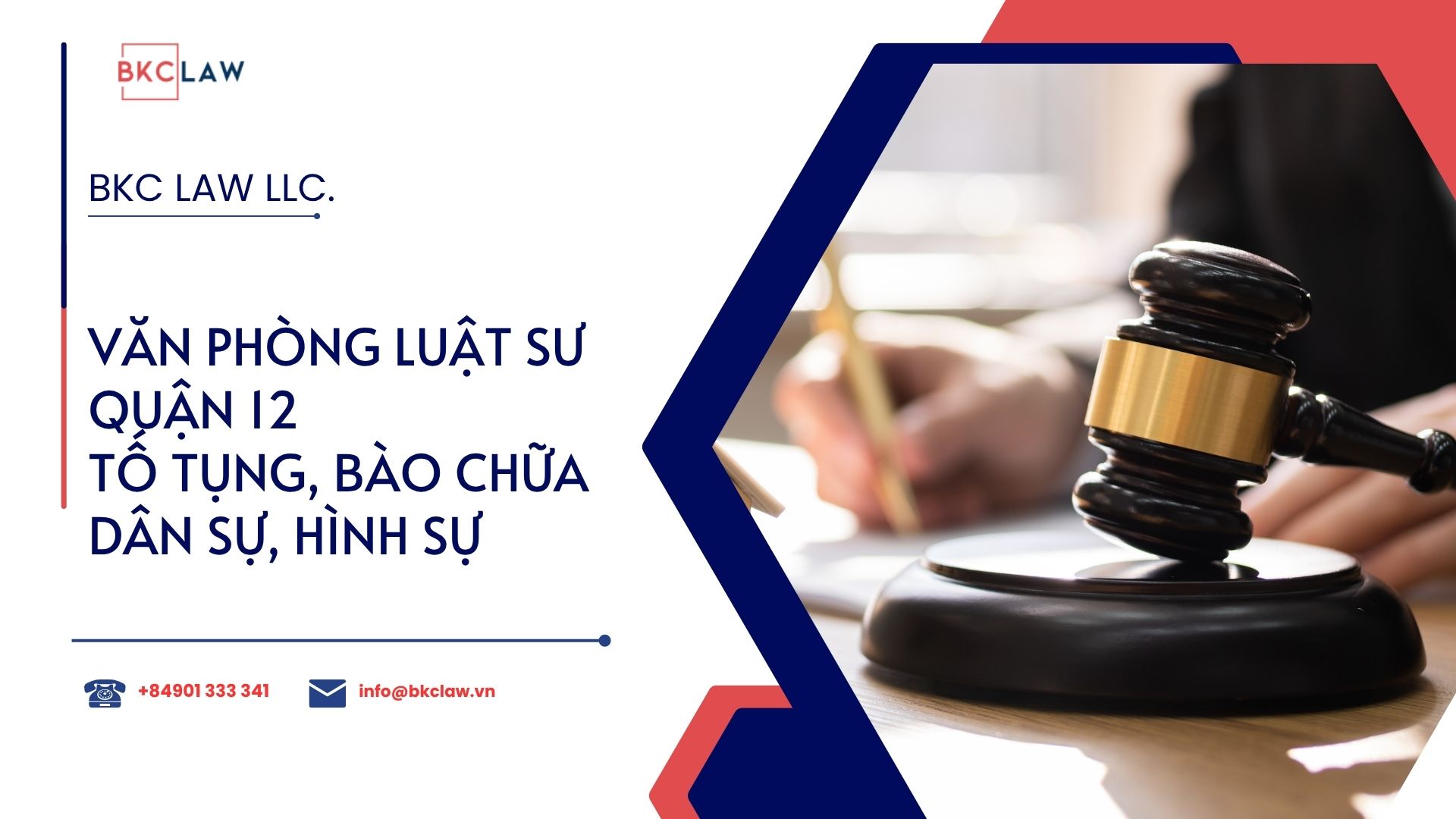 Văn phòng luật sư quận 12 – Tố tụng, bào chữa dân sự, hình sự