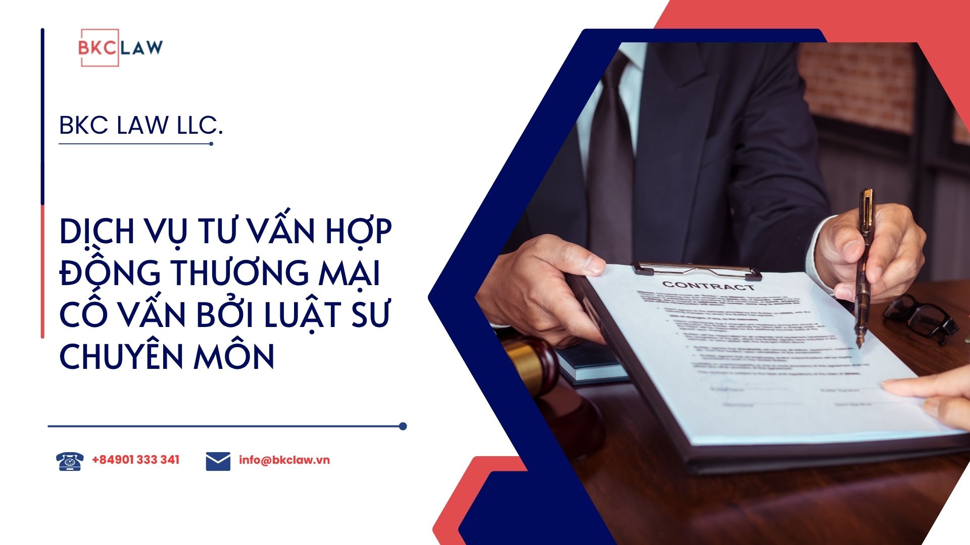 Dịch vụ tư vấn hợp đồng thương mại cố vấn bởi luật sư chuyên môn