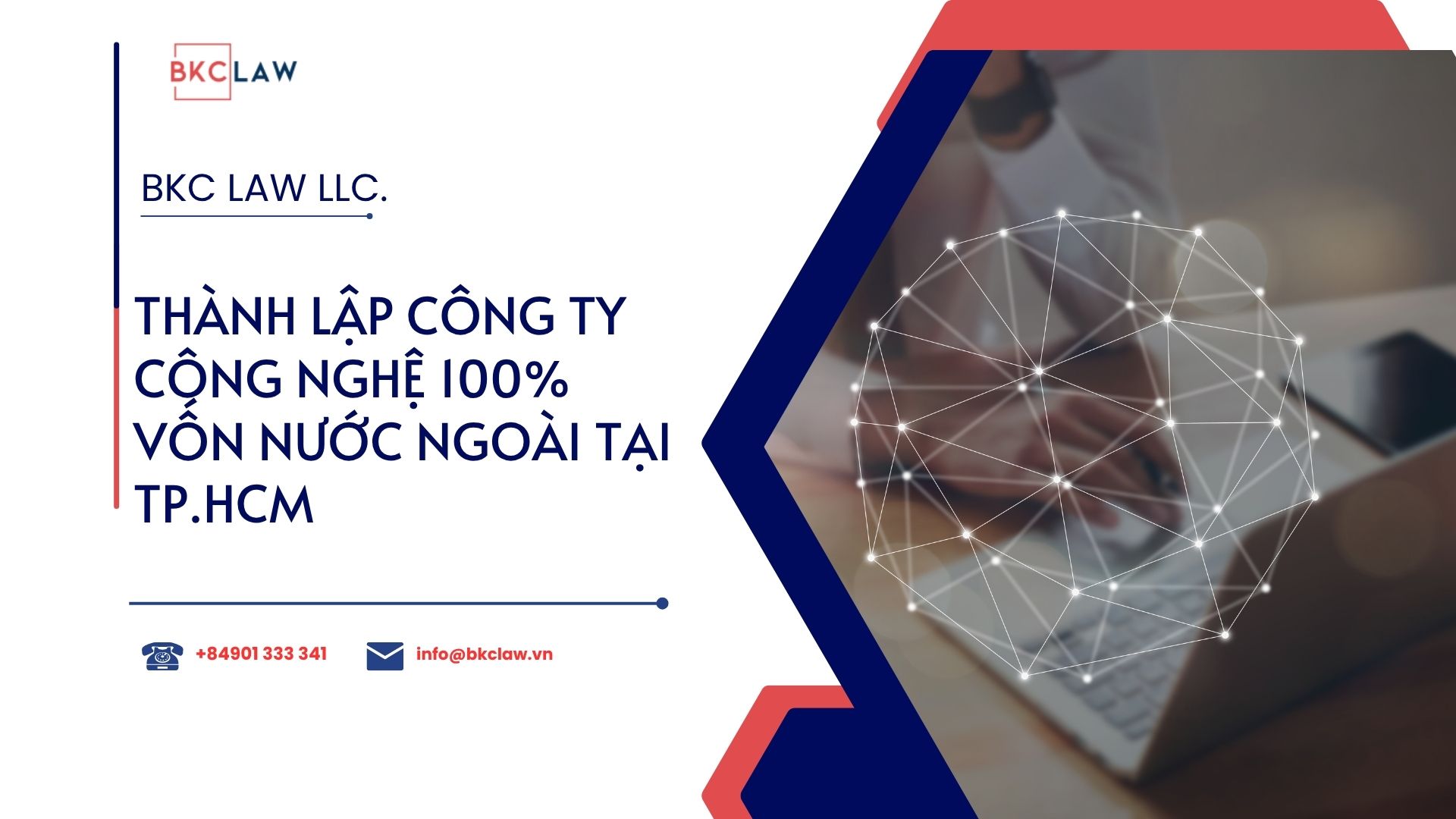 Thành lập công ty công nghệ 100% vốn nước ngoài tại TP.HCM