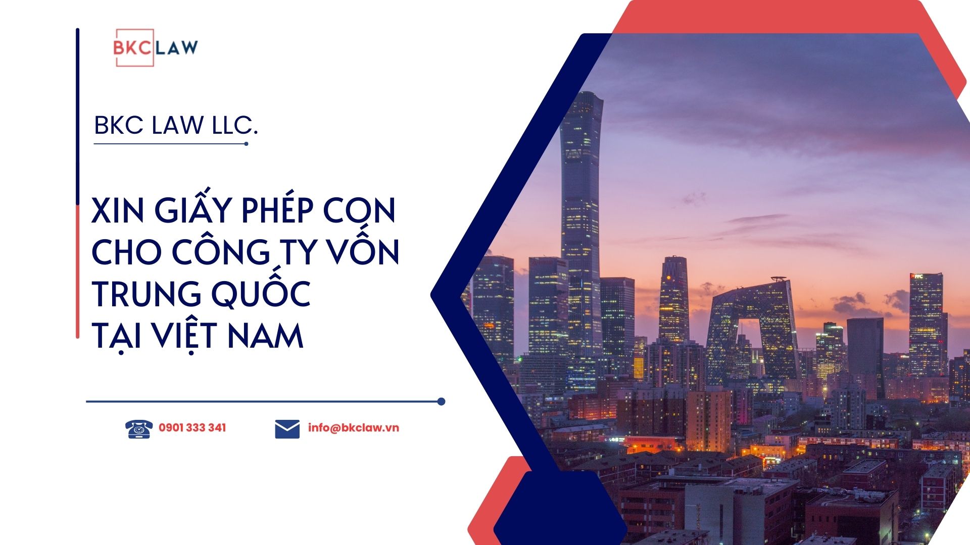 Xin giấy phép con cho công ty vốn Trung Quốc tại Việt Nam